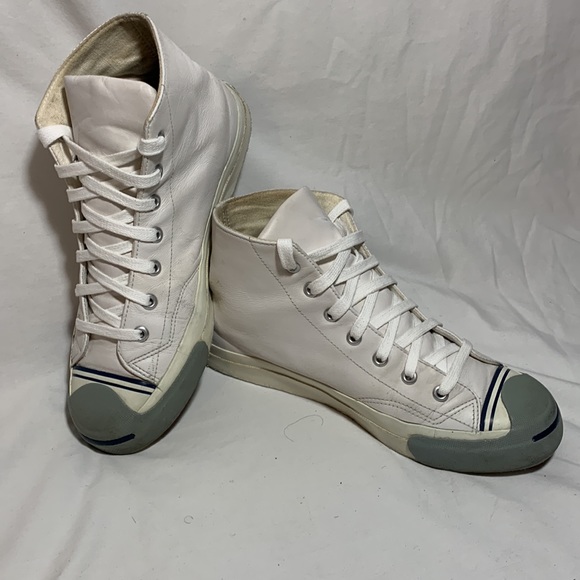 Rare Authentic Vintage 💯% Leather Pro Keds Royal-blue tips - Picture 2 of 7